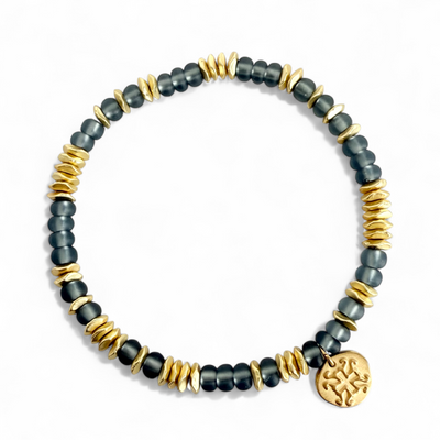 Mary Kate - Soft Gray - Gold