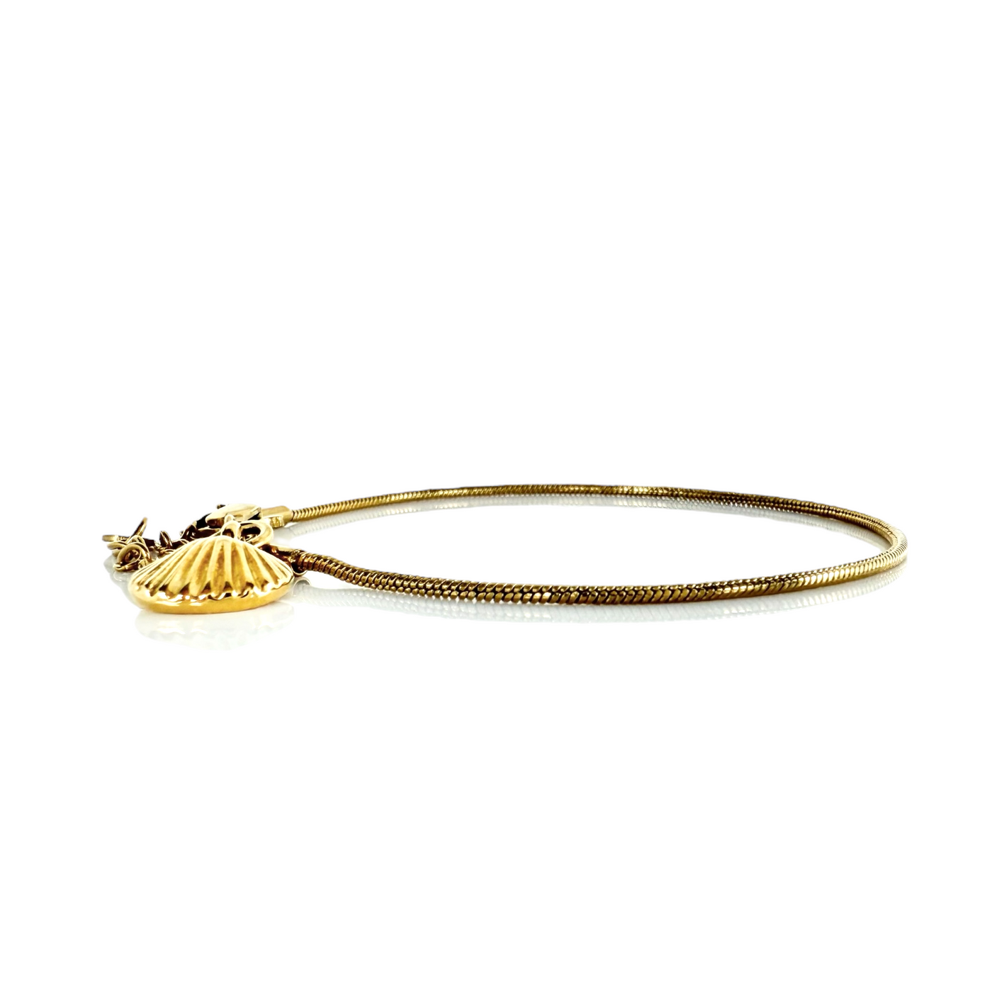 Atlantic Bay Shell Charm Bracelet - Gold