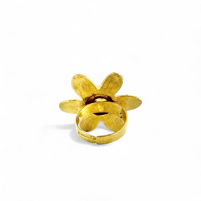 Florette Ring - Peony Pink - Gold