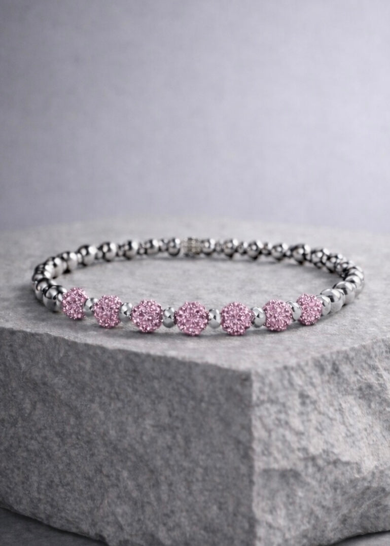 Ireland Mini Row Icon - Light Pink (Silver)