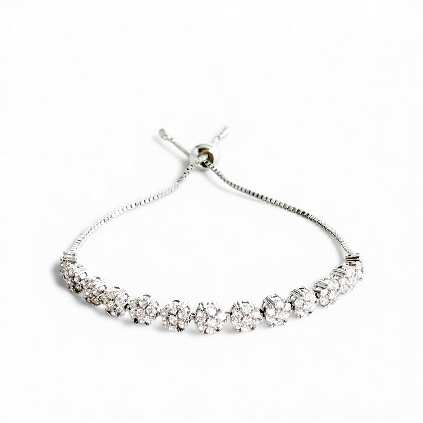 Day 5: Floral Cluster - Silver + Santa Pouch