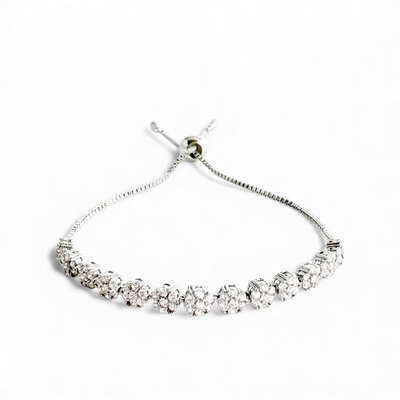 Day 5: Floral Cluster - Silver + Santa Pouch