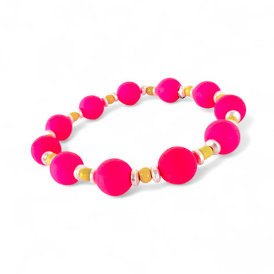 Tropical Spritz Flamingo Pink - Yellow