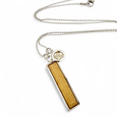 Sawyer Necklace Silver - Forsythia