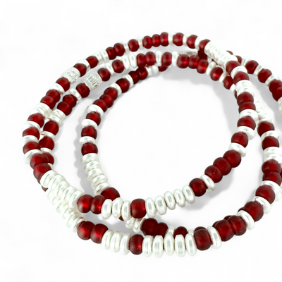 Mary Kate - Soft Garnet - Silver