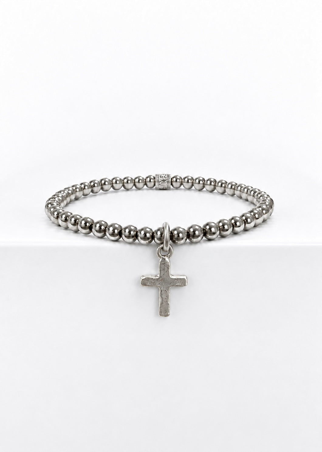 Silver 4mm Chloe Ann Cross Charm