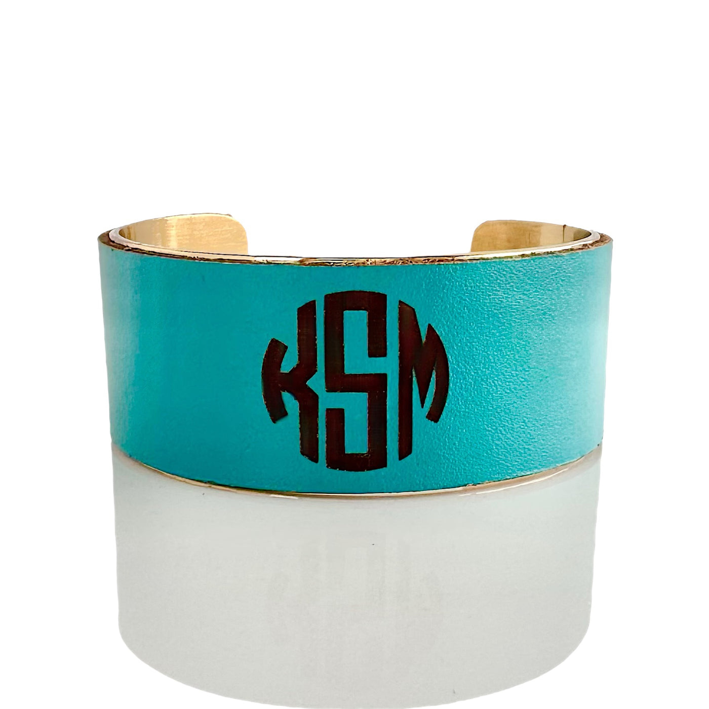 Manhattan Monogram 1.0 Cuff  - Turquoise