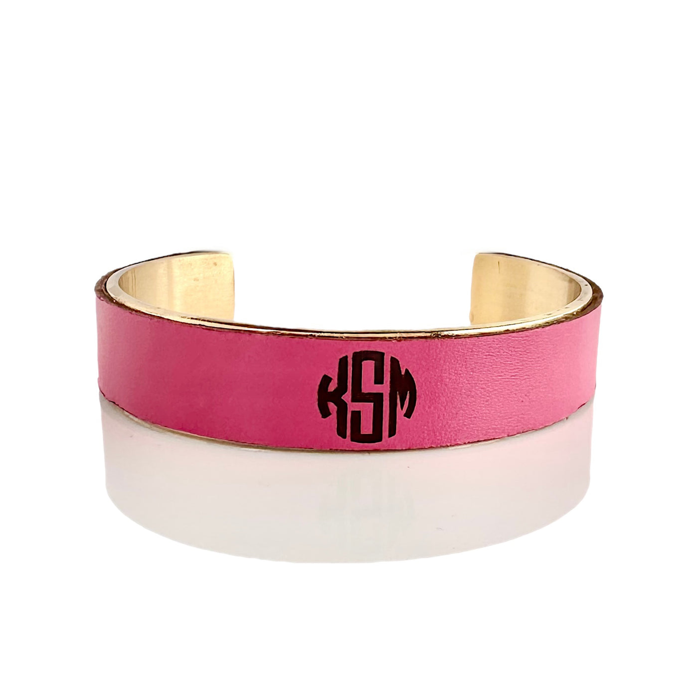 Manhattan Monogram .5 Cuff - Pink