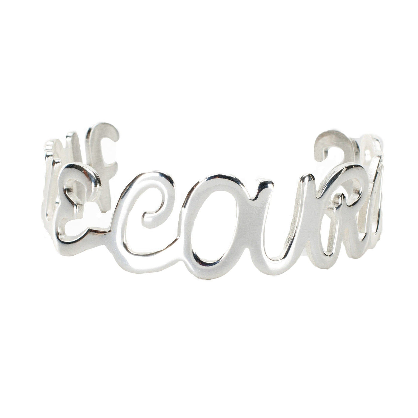 Have Courage Cuff - Silver