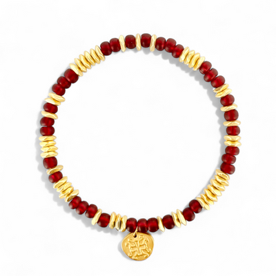 Mary Kate - Soft Garnet - Gold