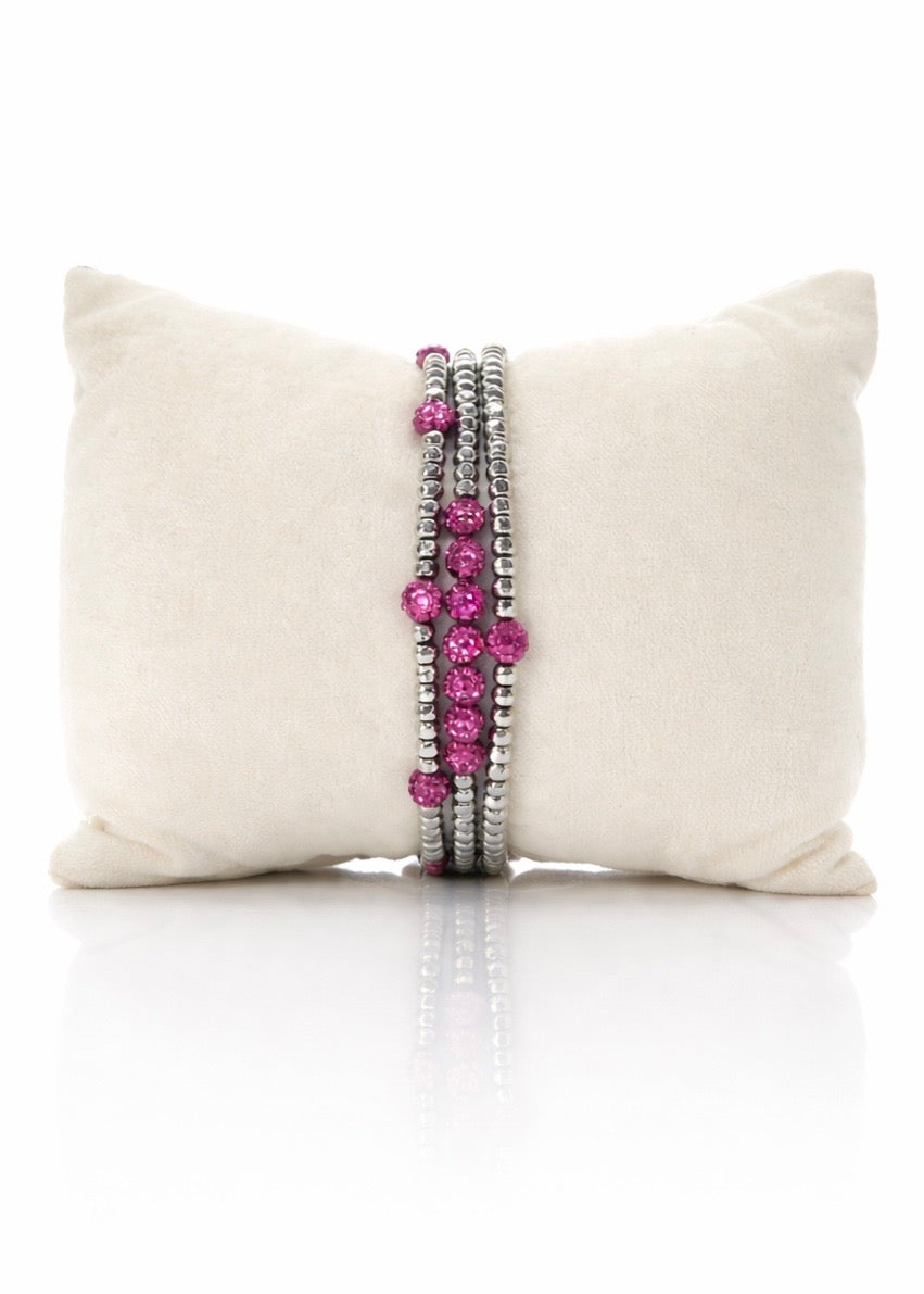 Charlie’s Angels Fuchsia-Silver