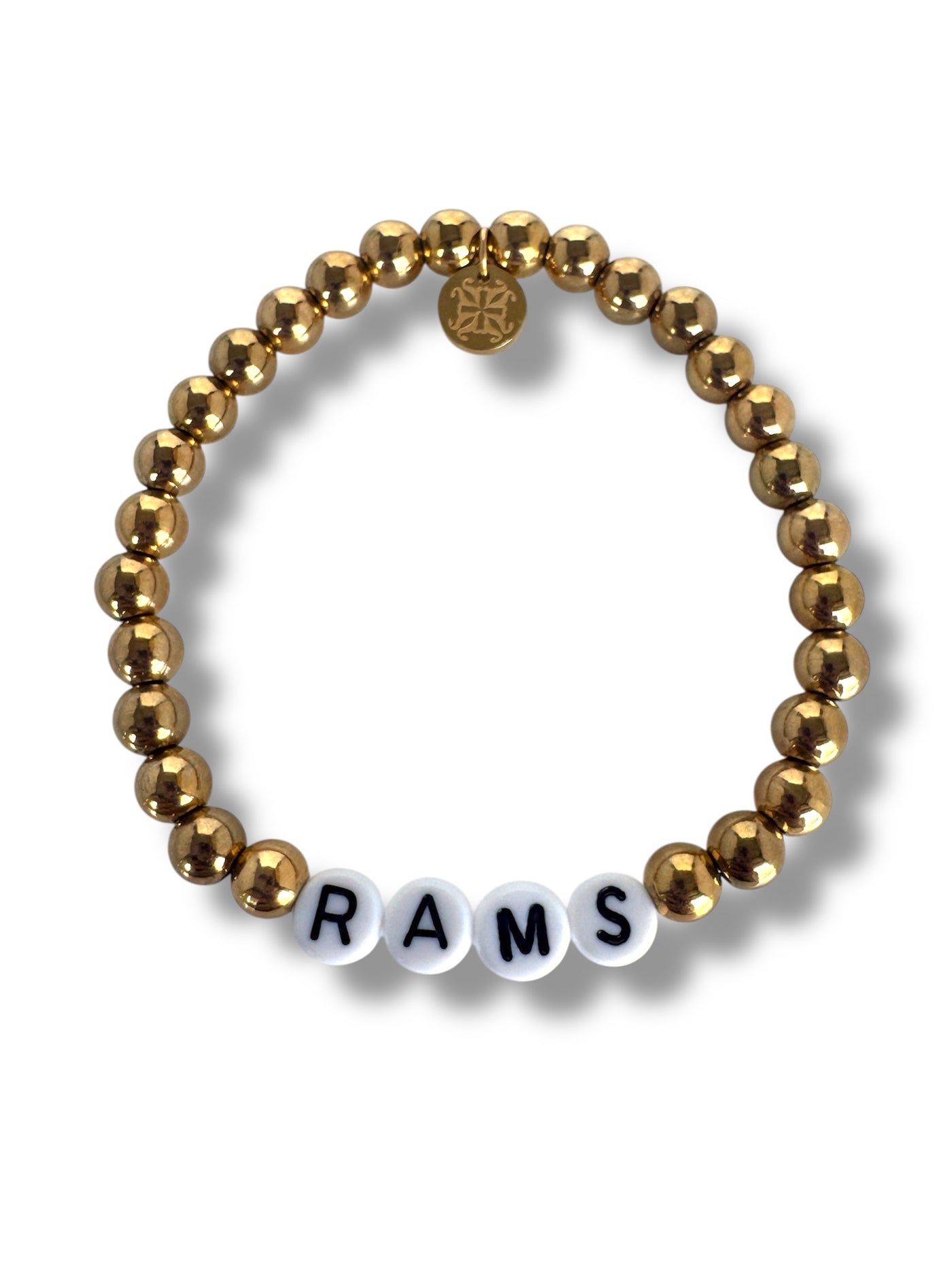 RAMS Beaded Gold