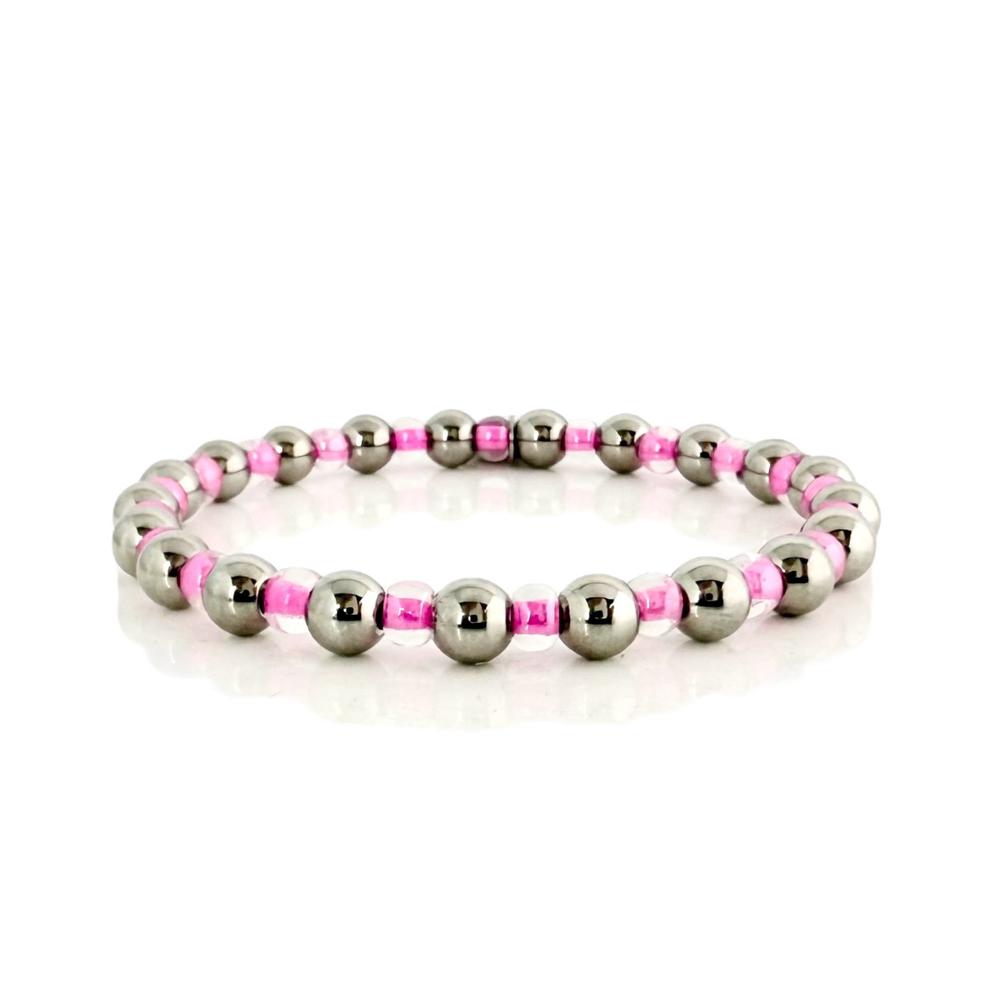 Polished and Pink - Silver