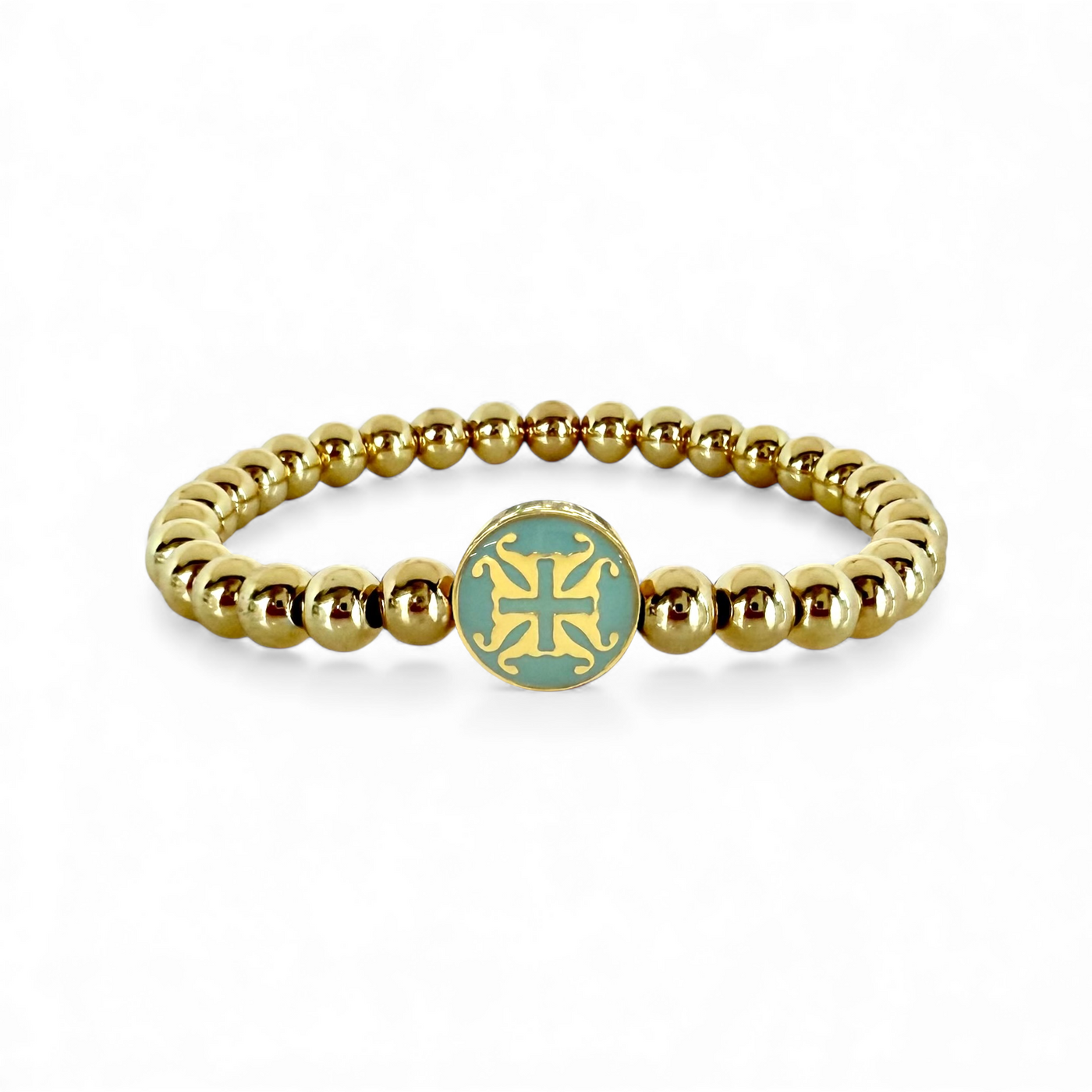 Hadlee Turquoise 6mm - Gold