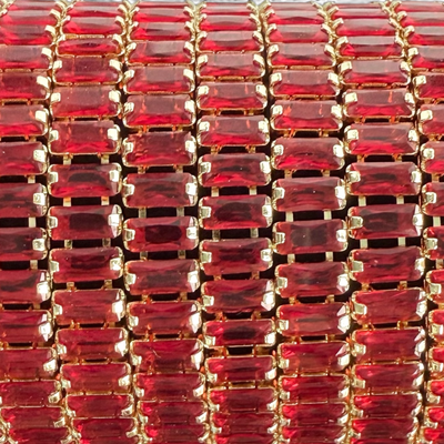 Day 2: Evert Baguette Cut Slider - Red - Gold + Santa Pouch