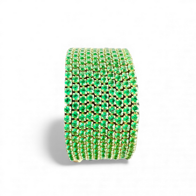 Day 2: August Angeline Slider - Green - Gold + Santa Pouch