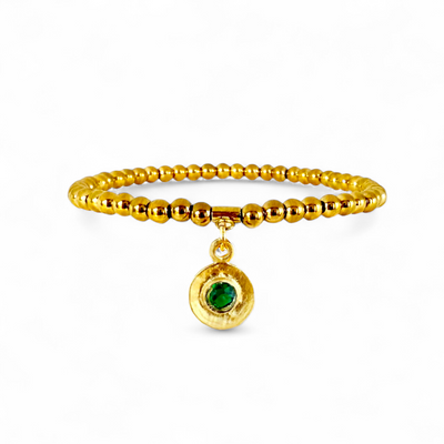 Sicily Crystal Emerald - Beaded