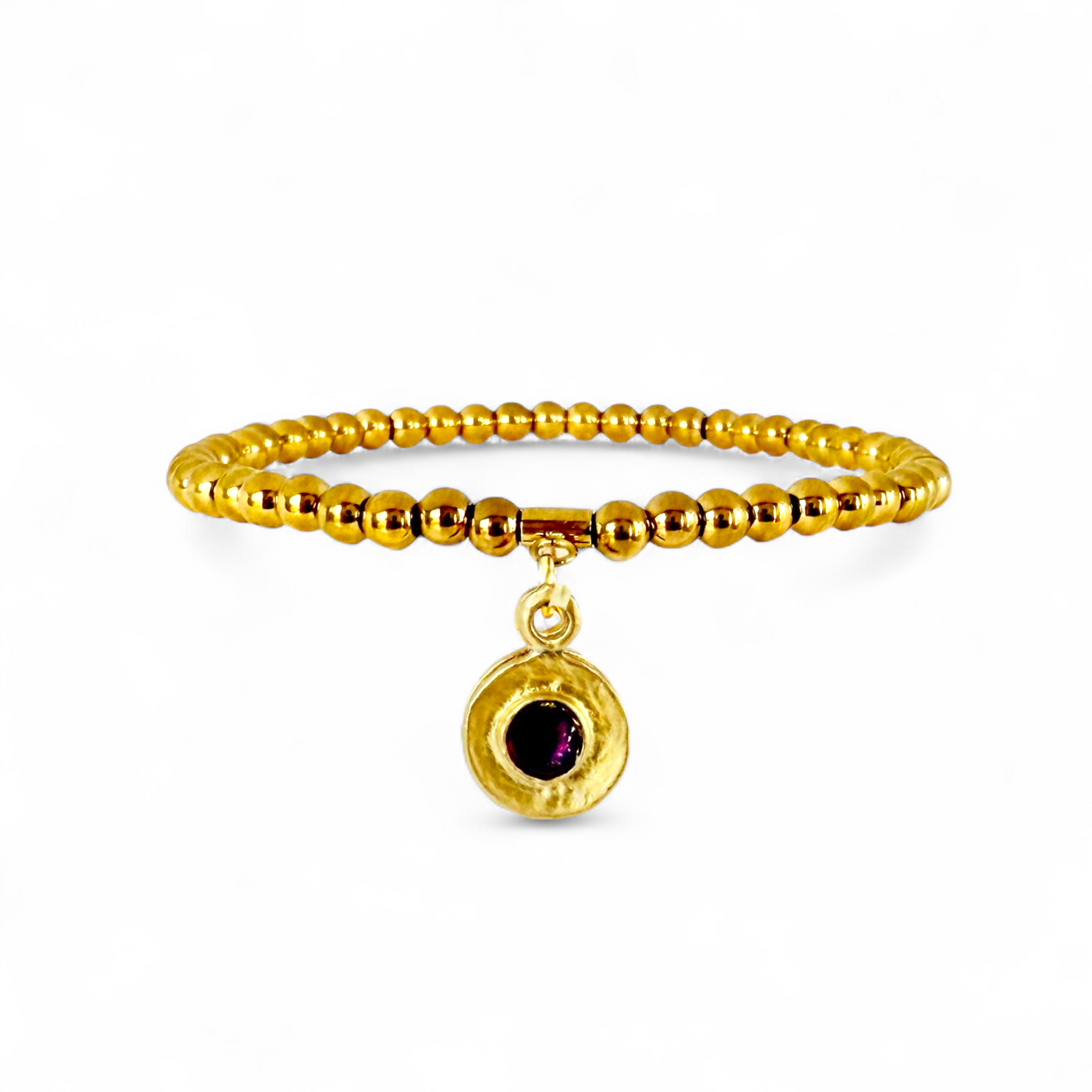 Sicily Crystal Plum - Beaded