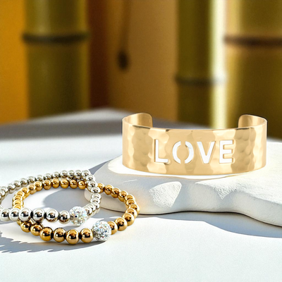 Cut Out .75 Love - Gold