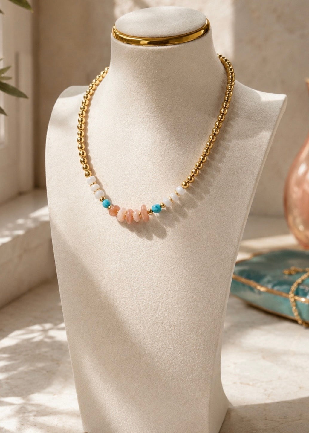 Sommerset Collection - Coastal Breeze Necklace - Gold