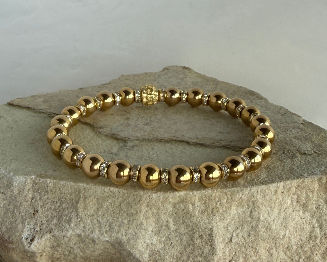 Classic Chloe Pave Gold 6mm