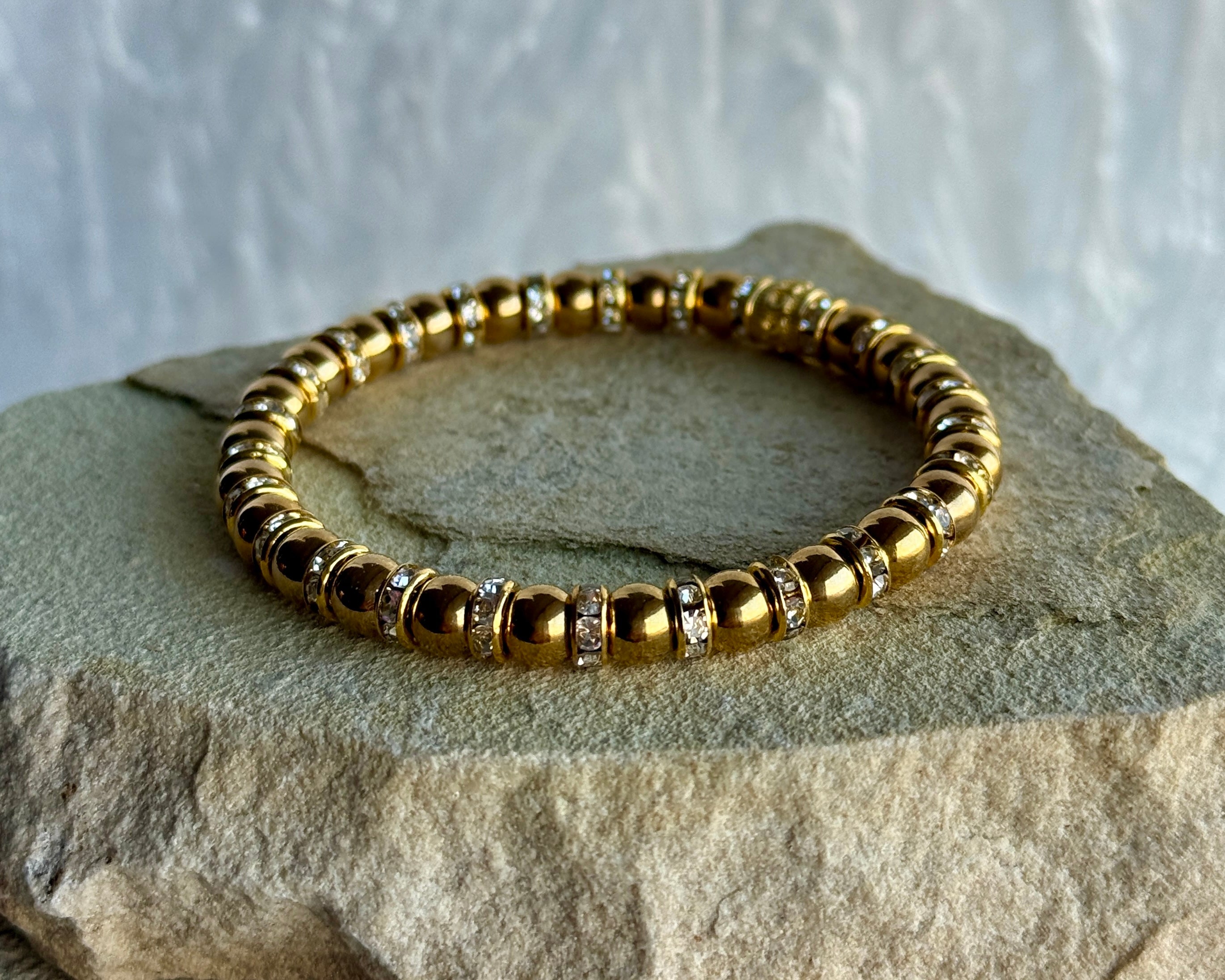 Classic Chloe Pave Gold 6mm