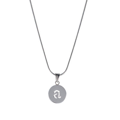 Kate Silver Initial Necklace