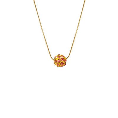 Kenzie Necklace - Pink with Gold