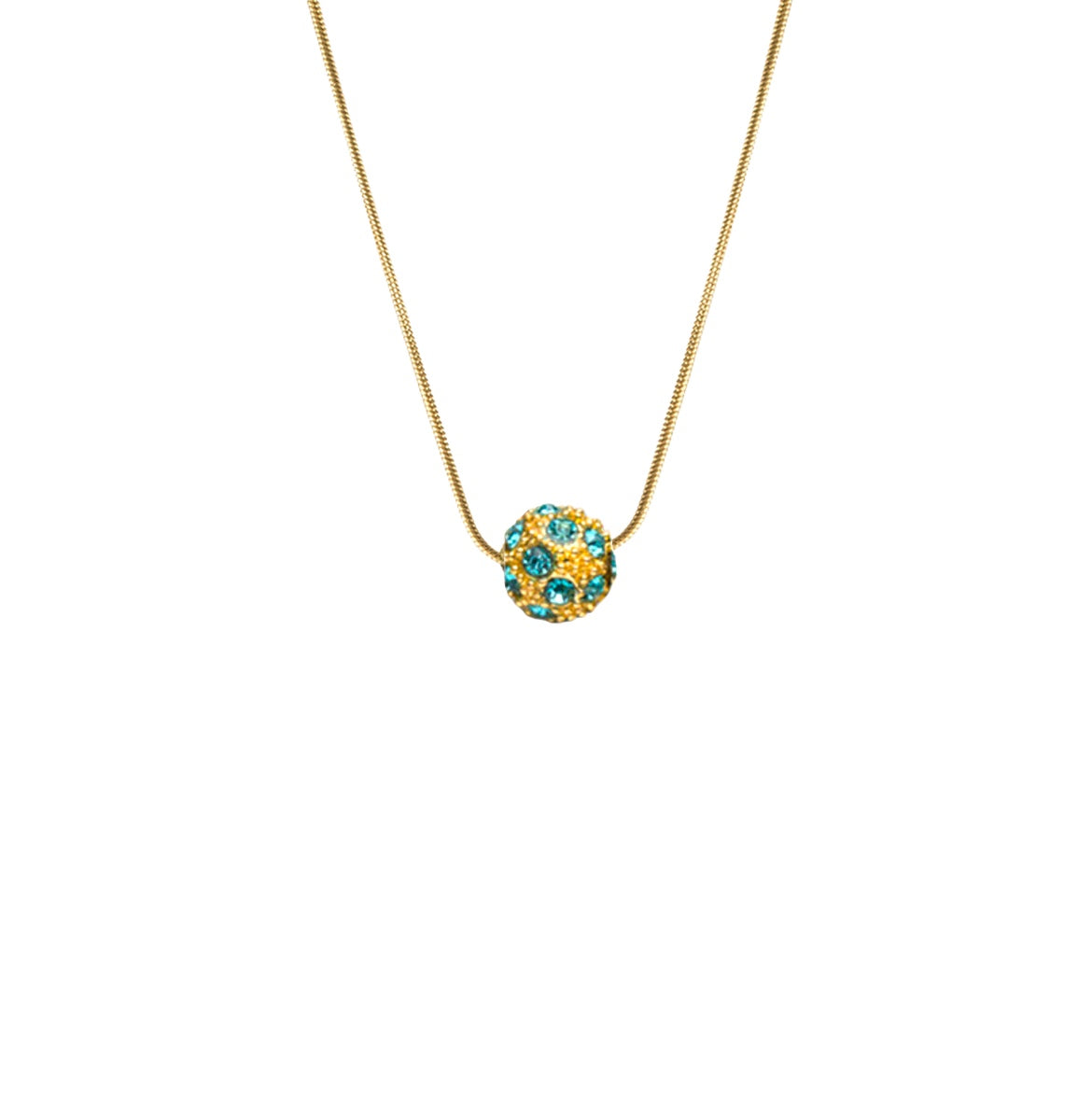 Kenzie Necklace - Turquoise with Gold