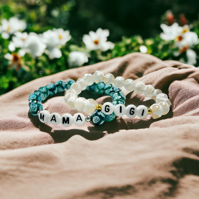 Mother's Day Beaded Bracelet - Turquoise