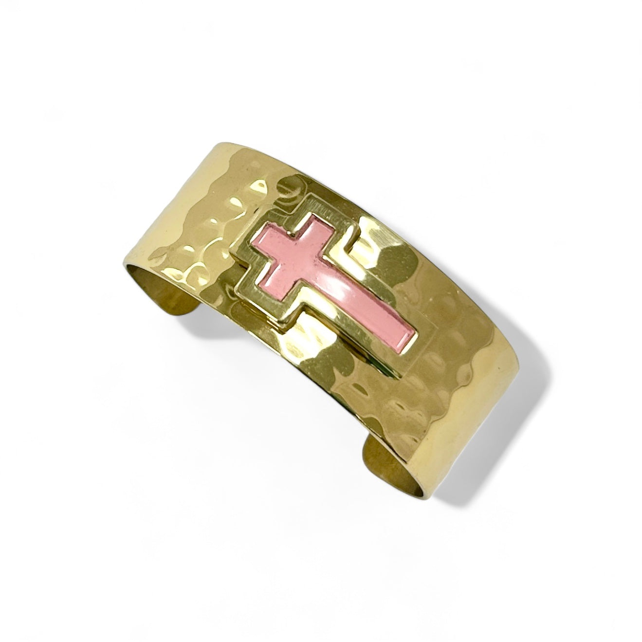 California Cross 1.0 Cuff Gold - Pink