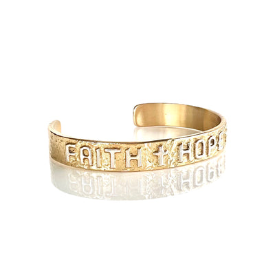 Faith + Hope + Love Cuff