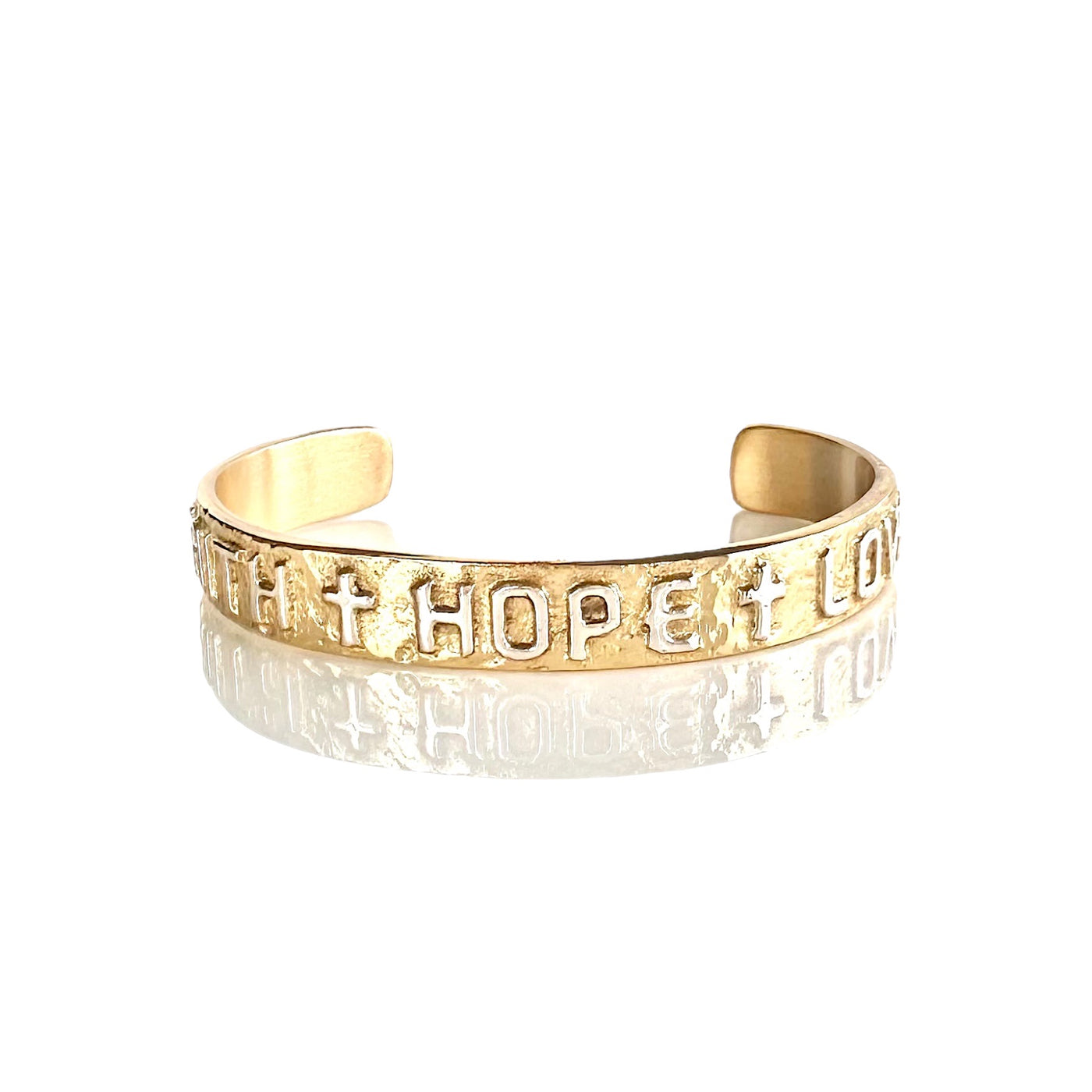 Faith + Hope + Love Cuff