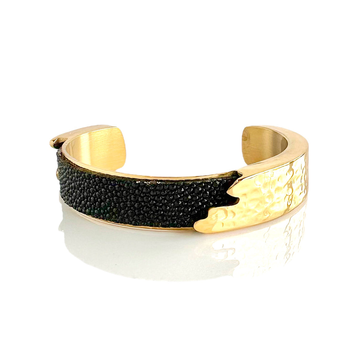 Rustic Cuff Elegant Black and Gold Bracelet Set Rustic Cuff Cuff Fashion Bracelets for sale | eBay main image 2