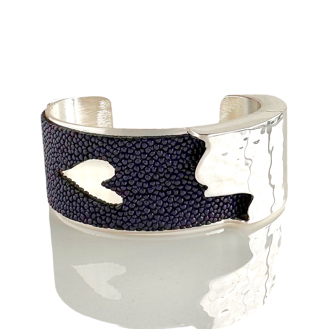 Dallas Stingray Heart 1.0 Silver - Navy Blue
