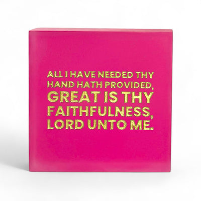 Great is Thy Faithfulness