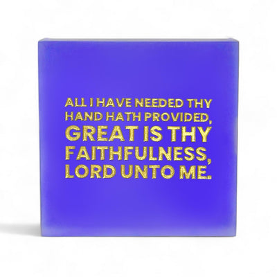 Great is Thy Faithfulness