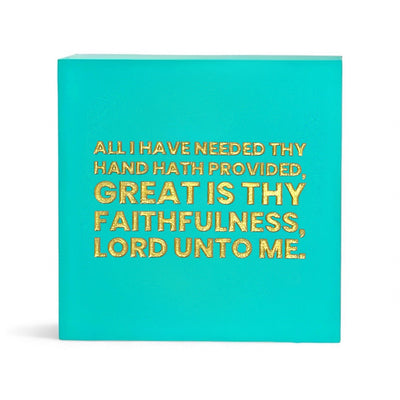 Great is Thy Faithfulness
