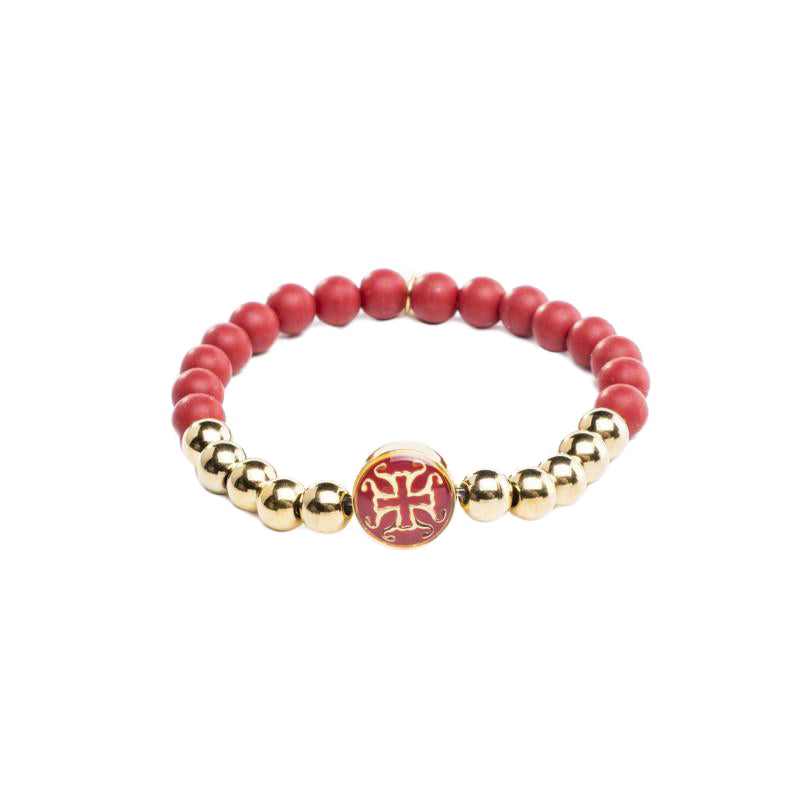 RC Girls Mini Melanie Brick Red with Gold