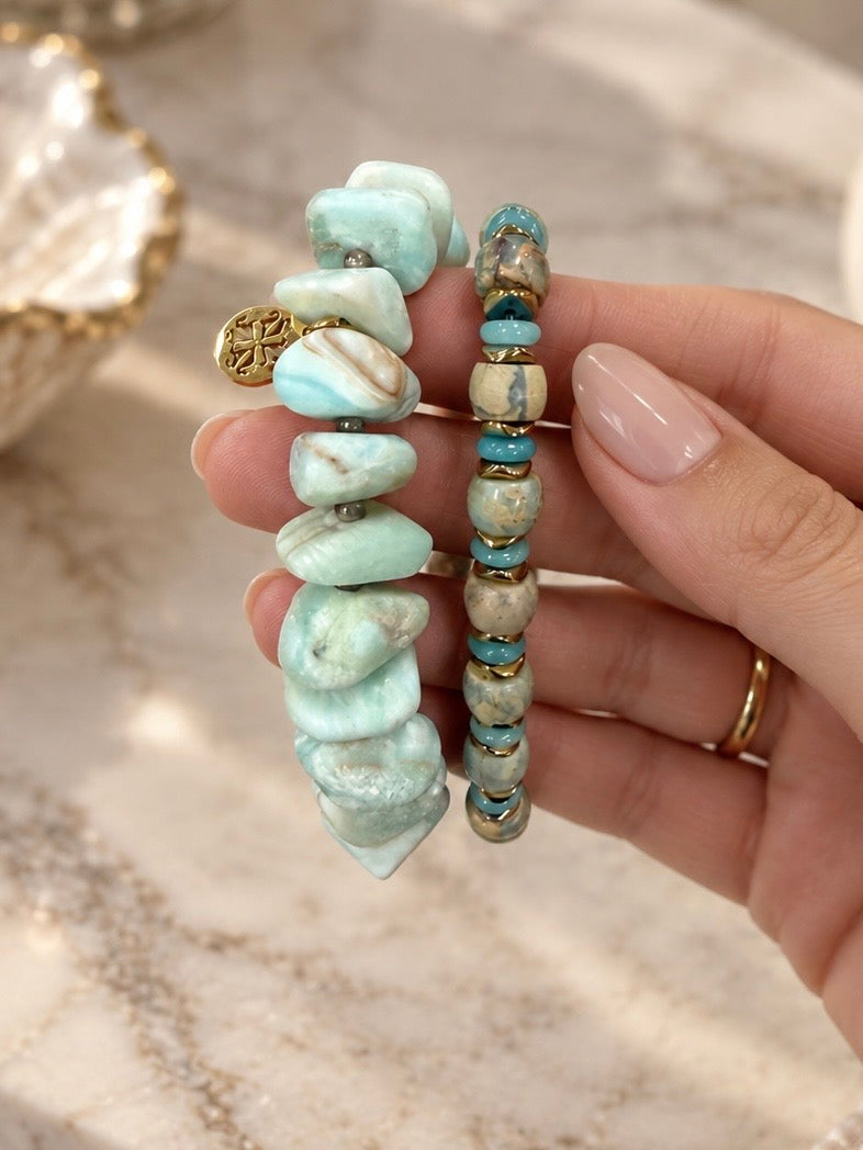Calm Before the Storm bracelet set detail