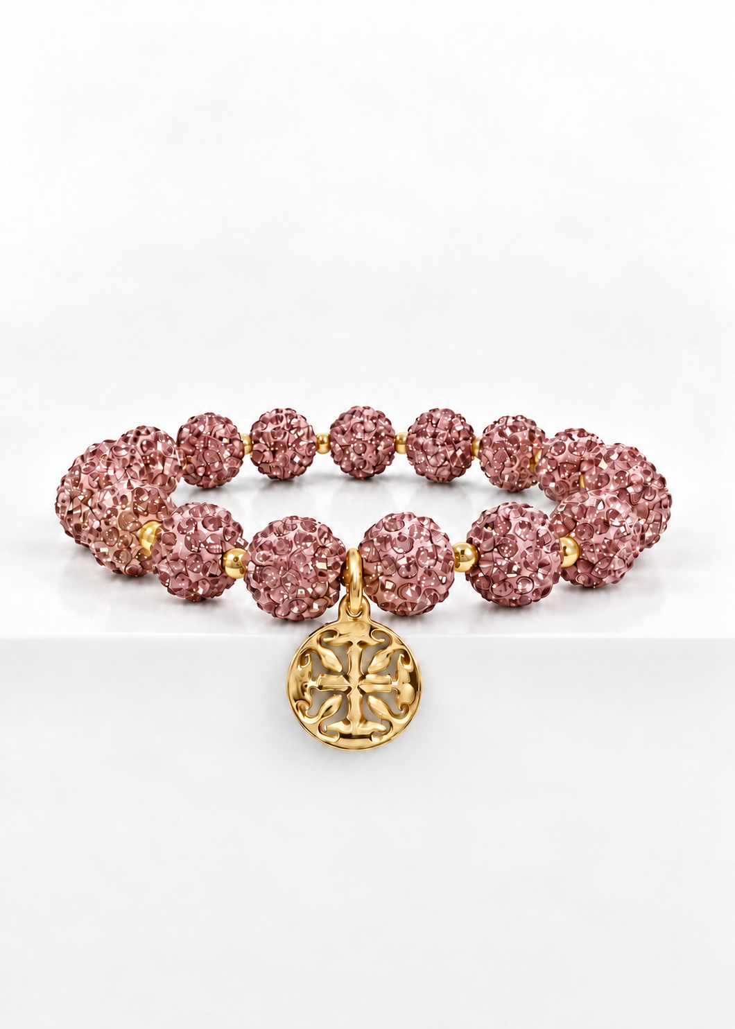 Emerson 2.0 Dusty Rose gold front view #Color_Dusty Rose