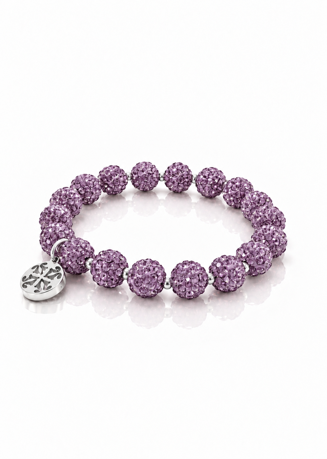 Emerson 2.0 Lavender silver overhead view #Color_Lavender