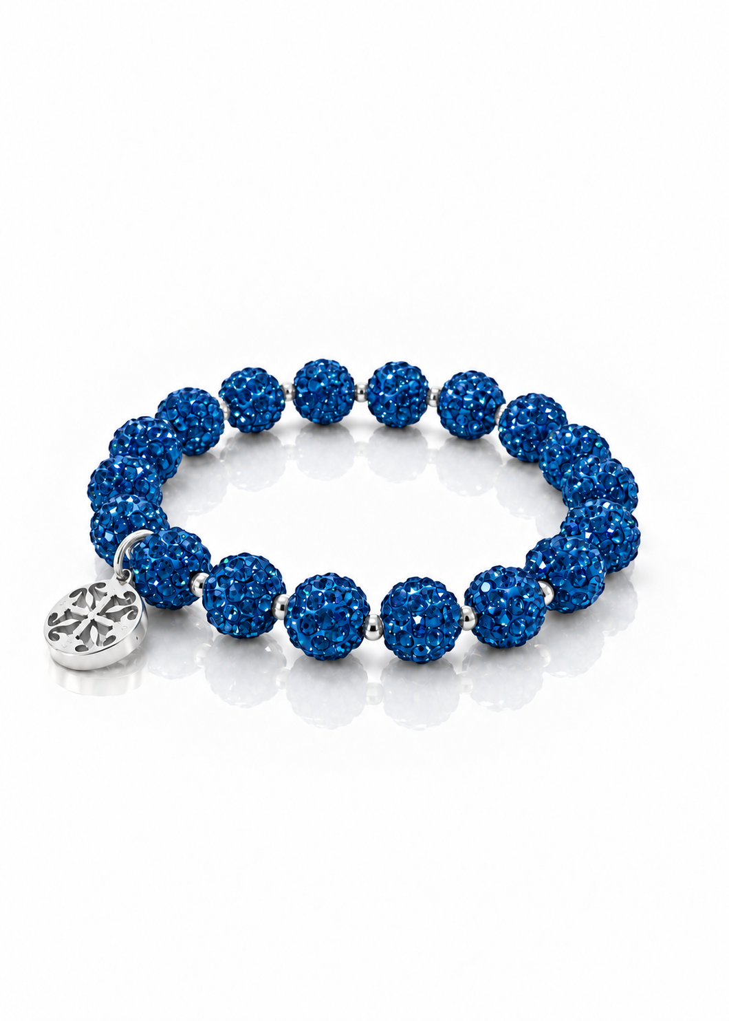 Emerson 2.0 Ocean Blue silver overhead view #Color_Ocean Blue