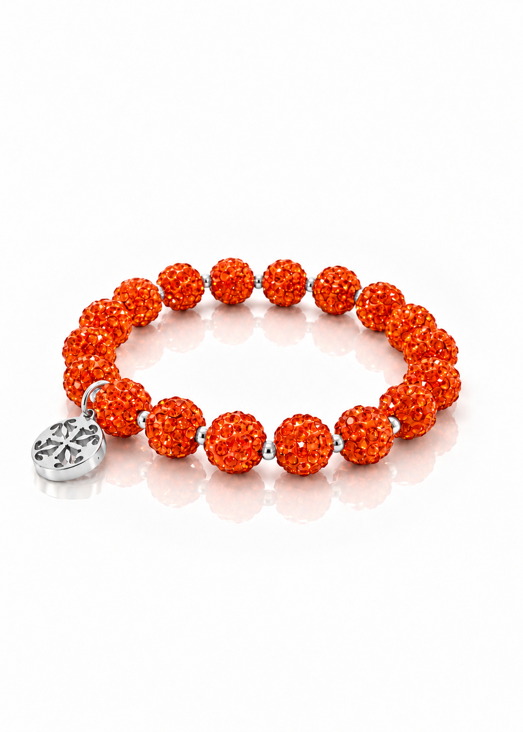 Emerson 2.0 Tangerine silver overhead view #Color_Tangerine