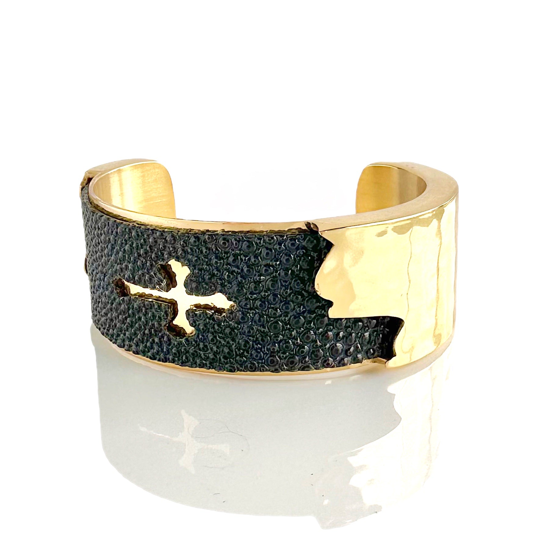 Dallas Stingray Cross 1.0 Gold - Navy Blue