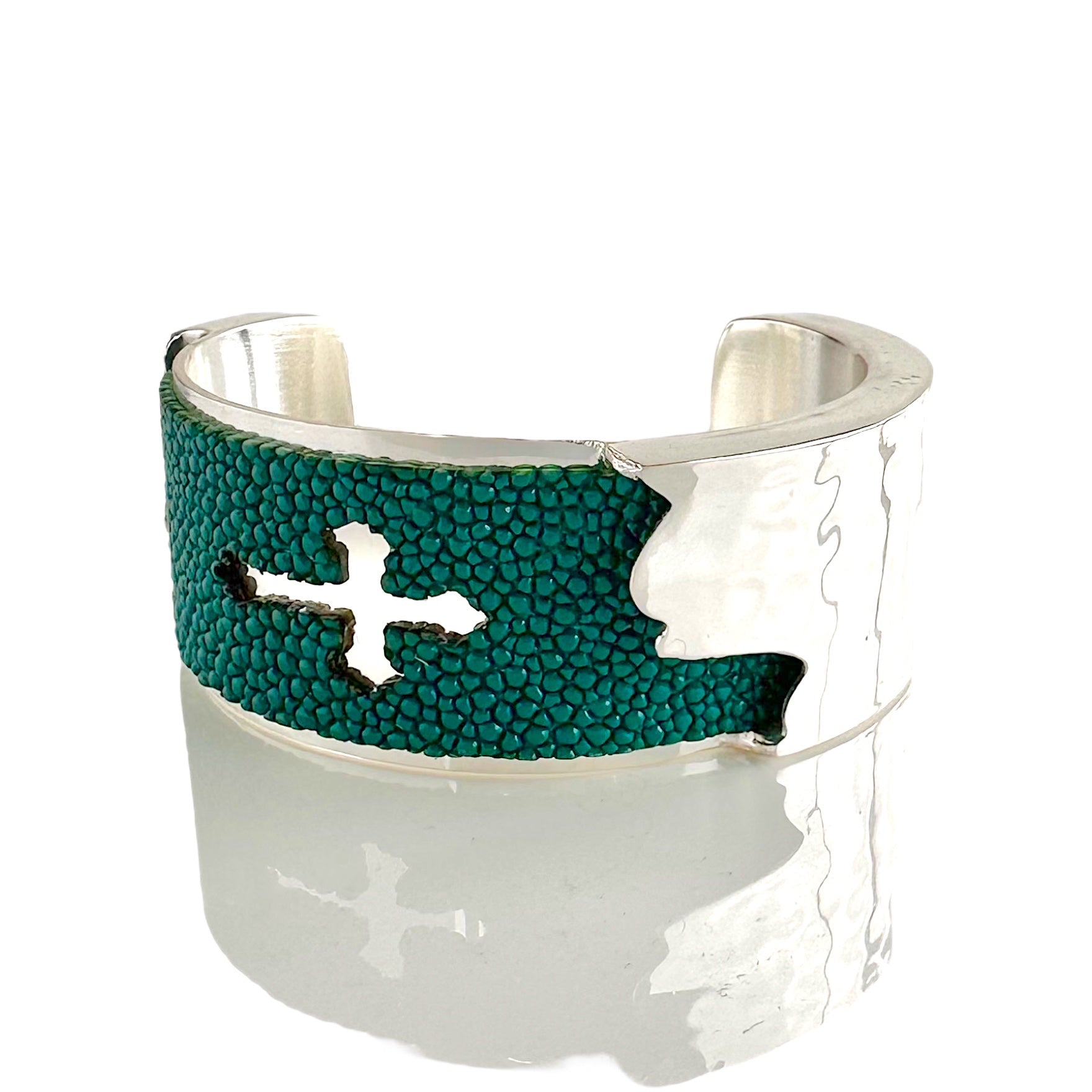 Dallas Stingray Cross 1.0 Silver- Teal