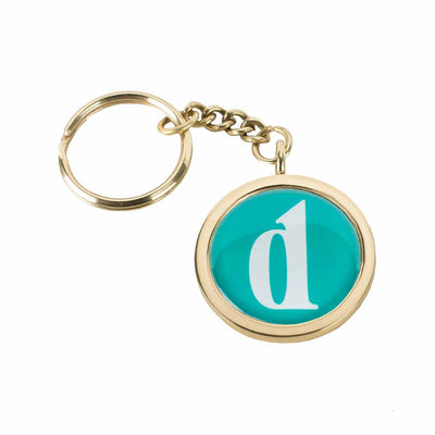 Best Day Ever Circle Key Ring - Single Initial