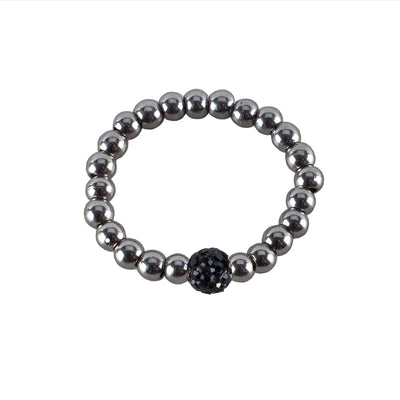 Friendship Shamballa Ring - Silver