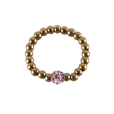 Friendship Shamballa Ring - Gold