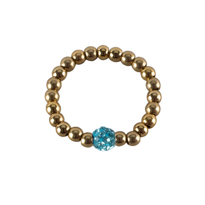 Friendship Shamballa Ring - Gold